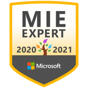Microsoft Innovative Educator Expert 2020–2021