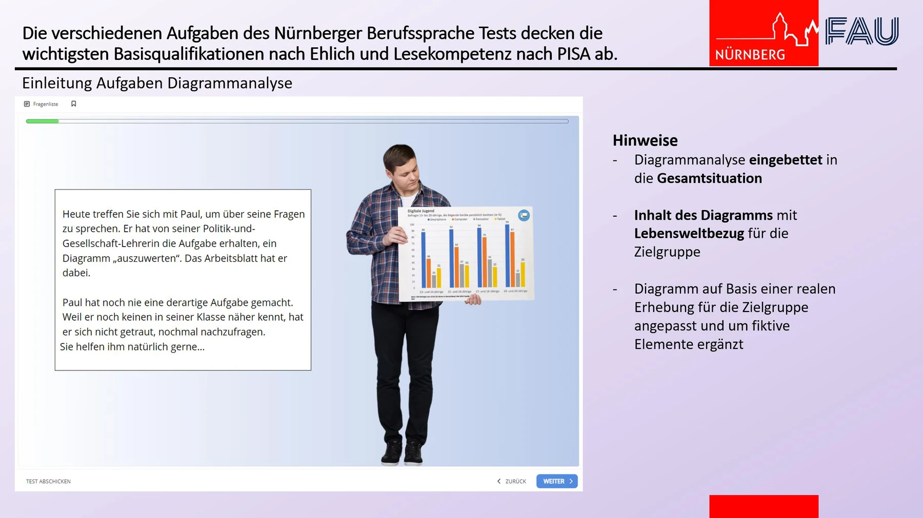 NBD-T Screenshot: C-Test / Lückentext